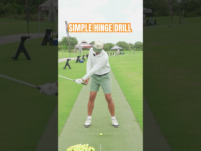 The Wrist Hinge Drill Every Golfer Should Know #shorts #golfswing #golf #ericcogorno
