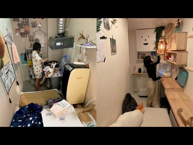 I Bought an ABANDONED Tiny House and RENOVATING It | Transforms the room Ep2
