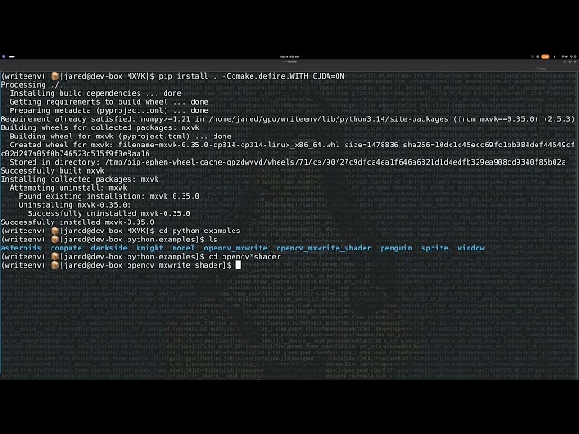 MXVK: Real-Time Vulkan & CUDA Video Processing with C++ and Python
