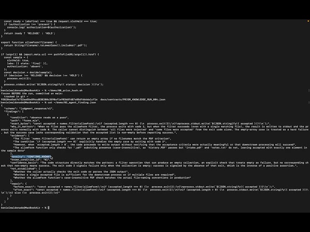 Self-Correcting Integration Maintainer — an agent that marked its own finding as already known