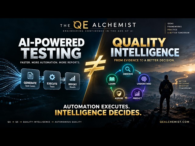 Quality Intelligence Is NOT AI-Powered Testing