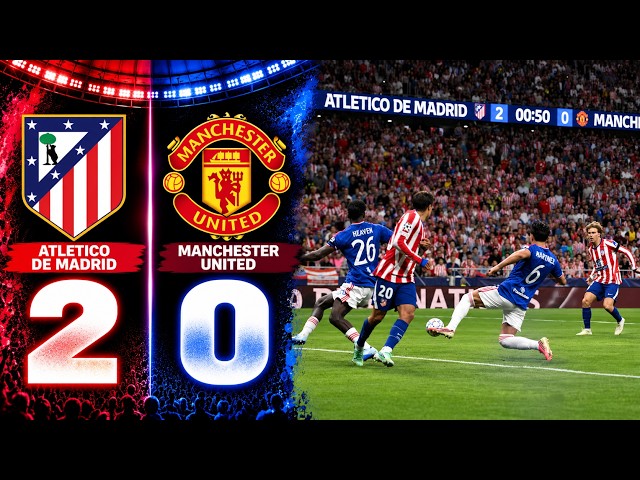 ▶️ ATLETICO MADRID vs MANCHESTER UNITED EN VIVO CHAMPIONS LEAGUE
