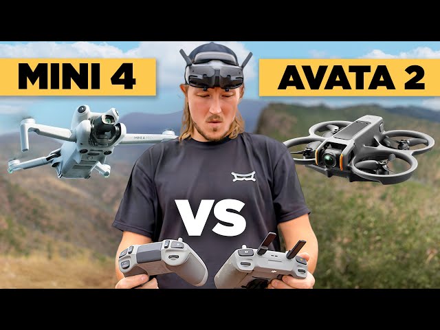 DJI Mini 4 Pro VS DJI Avata 2