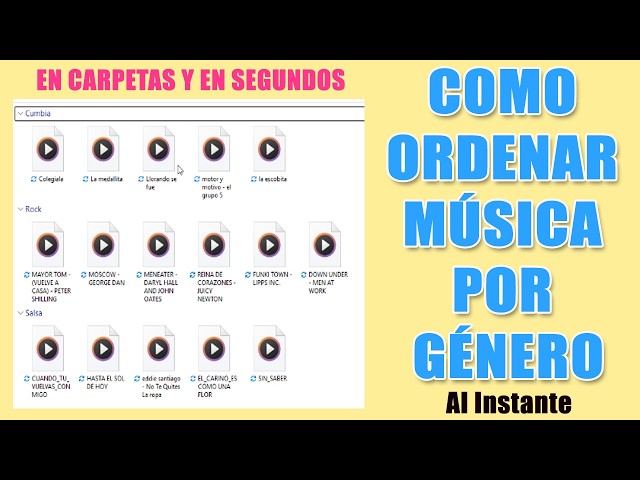 How to INSTANTLY ORGANIZE MUSIC by GENRE on PC