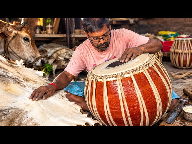 From Cow Leather to Tabla | Traditional Indian Tabla Making Process