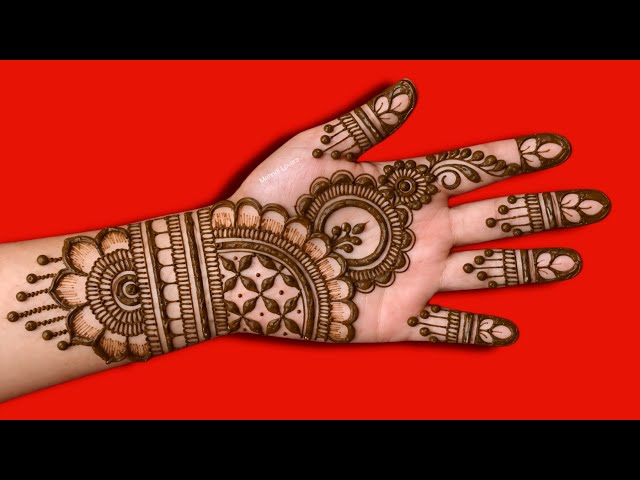 simple mehndi design new  | mehandi ka design | mehndi design | मेंहदी डिजाइन | mehandi