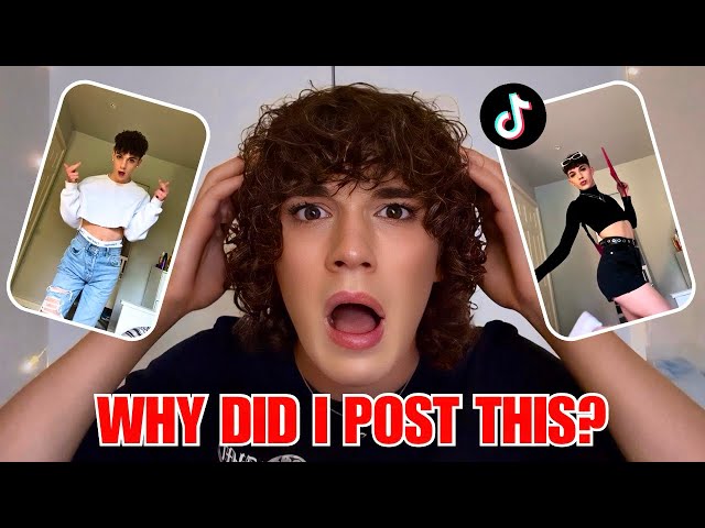Reacting to my CRINGIEST TikToks