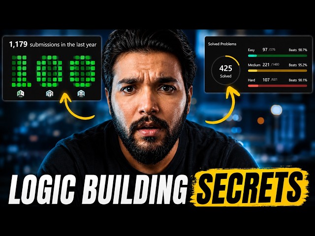 If You Cannot Build Logic, You Cannot Solve LeetCode Problems | Watch to Know Why