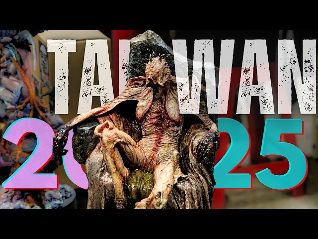 Taiwan 2025 - 4K photos of creature Figures and Dioramas from manga, movies, and comics