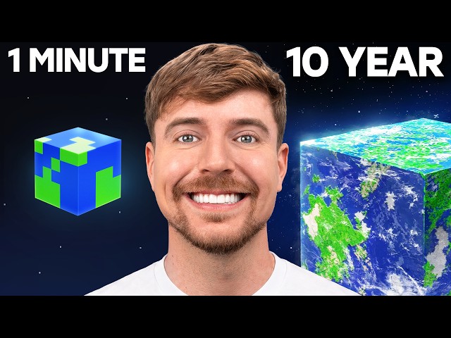 1 Minute vs 10 Year Build Challenge