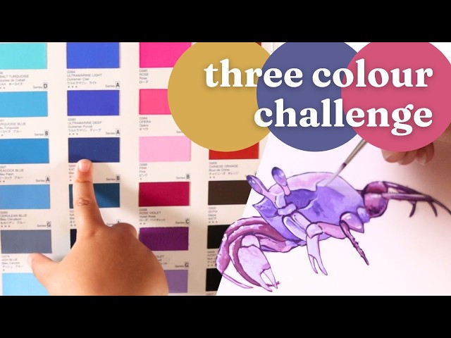 My Toddler Picks My Paint Colours · Three-Colour Painting Challenge with Limited Palette