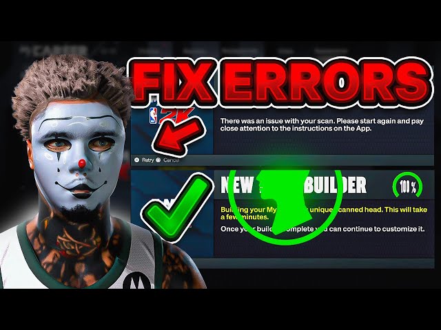 HOW TO FIX EVERY FACESCAN ERROR IN NBA 2K26! HOW TO GET ANY FACESCAN TO WORK IN 2K26 FAST AND EASY!
