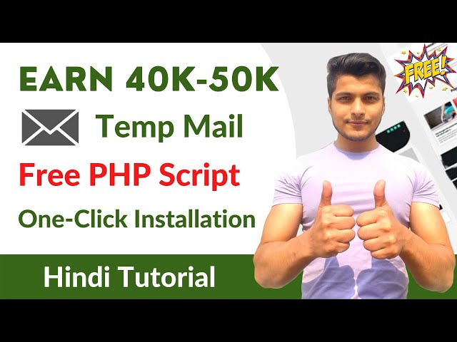 Earn 40k-50k from Temp Mail Websites || Trash Mail Installation || Make Temp Mail Website || Adsense