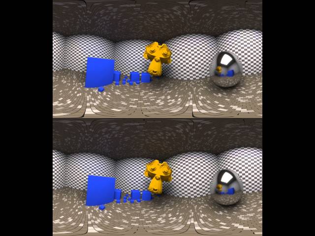 3D 360 Blender render