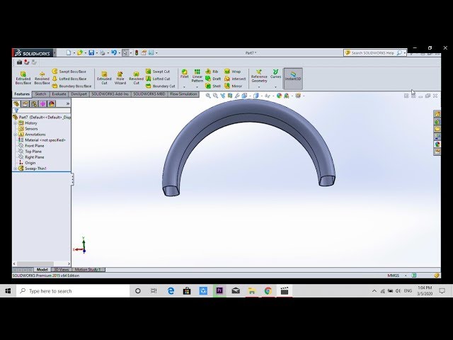 Solidworks Tutorial | How to loft in Solidworks | 2
