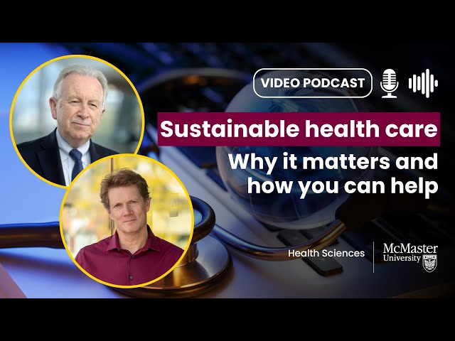 Sustainable health care: Why it matters and how you can help