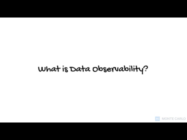What is Data Observability?