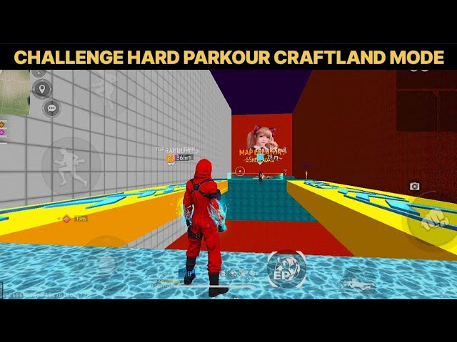 TROLL FUN 🧌 PARKOUR CRAFTLAND MAP 🔑😳 || GARENA FREE FIRE 