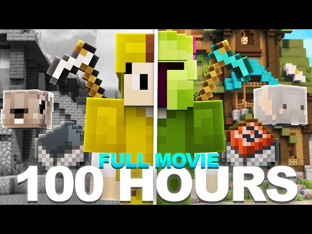 I Spent 100 Hours Speedrunning Farming On New Profile - Hypixel Skyblock Movie