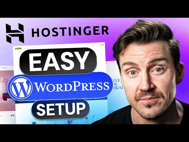WordPress tutorial for beginners | EASY Hostinger tutorial 2026
