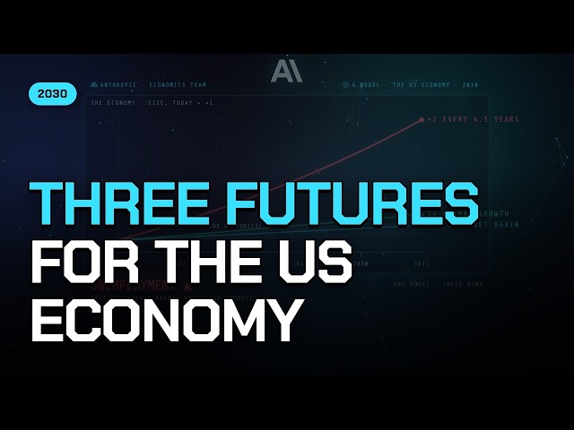 AI and the economy in 2030: Anthropic's three scenarios