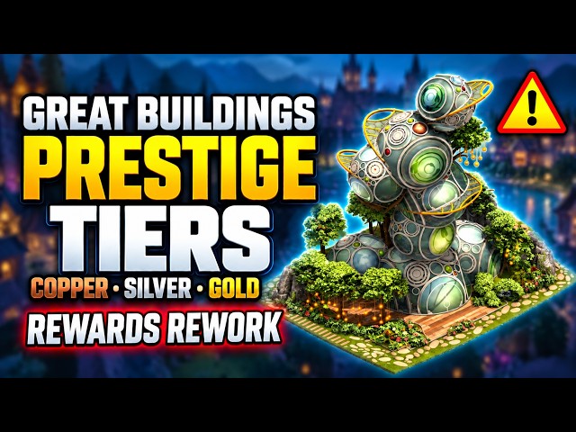 Great Buildings Prestige: Contribution Rewards Rework | Forge of Empires