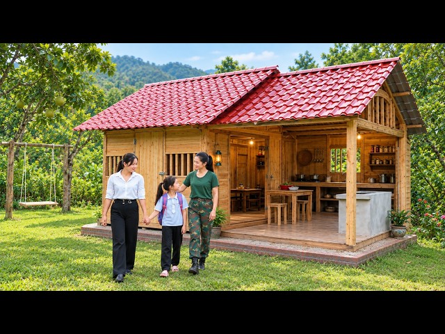 Former Female Veteran Becomes Single Mother, Building a Farm and Raising Her Child Alone