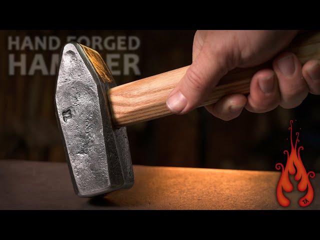 Making a Forging Hammer From Scratch, by Hand (Complete Process)