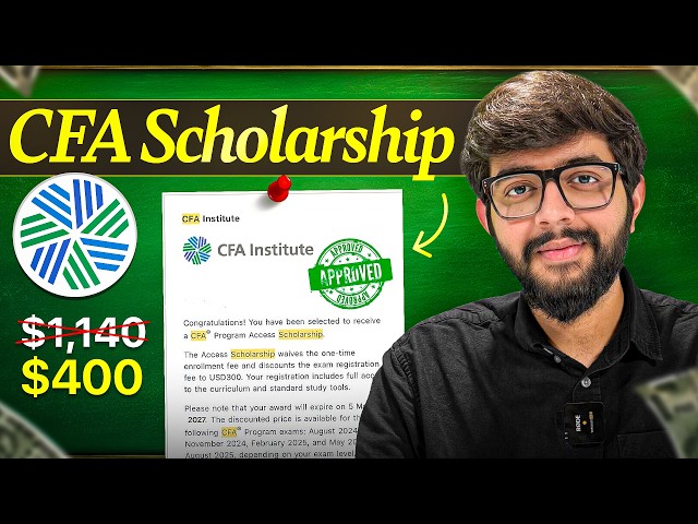 How to Save Up to ₹90,000 on CFA Fees? | CFA Scholarship 2026!