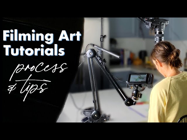 How I produce YouTube art tutorials... equipment, filming, and editing process and tips!