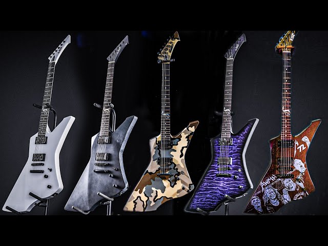 All James Hetfield's ESP Snakebyte Guitars Collection 2025