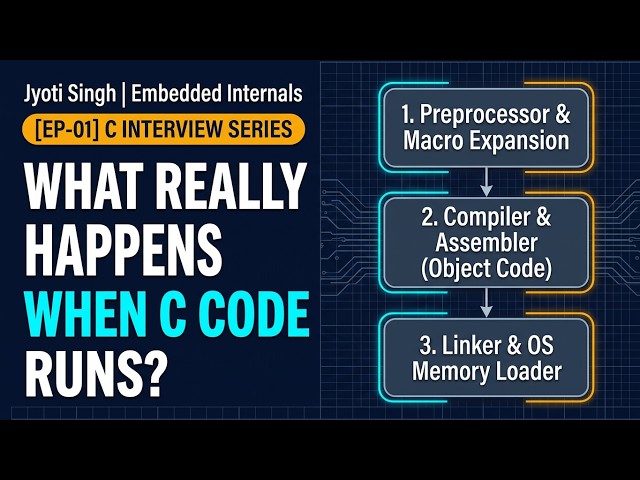 How C Really Works? From Source Code to Program Execution