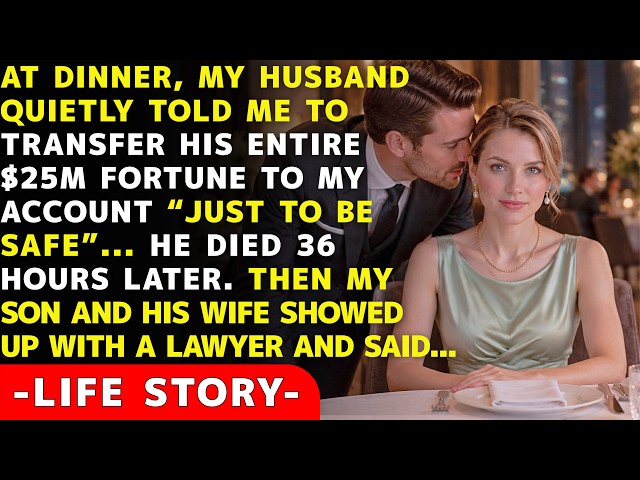 My Husband Quietly Told Me to Transfer His Entire $50M — 36 Hrs After He Died, My Son...