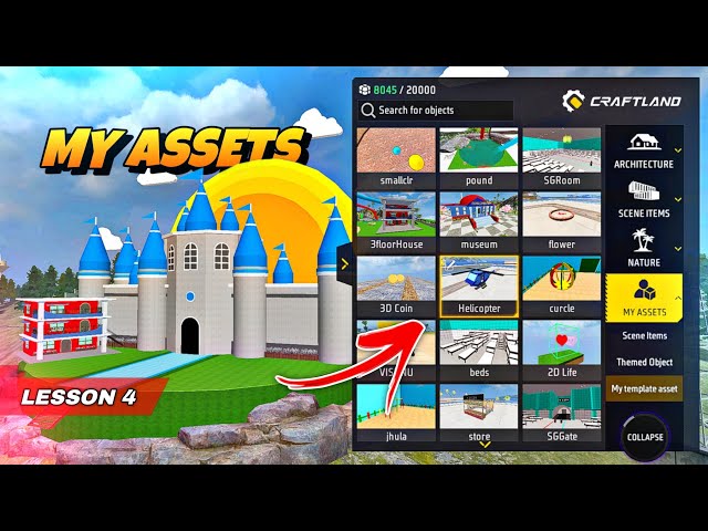 Craftland Course: AI Generates & Assets | Lesson 4 | SacSo