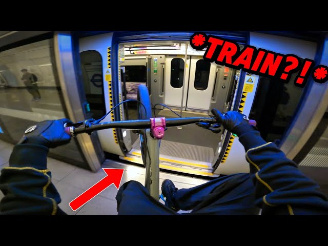 GoPro POV Wheelies Inside A *TRAIN?!*…