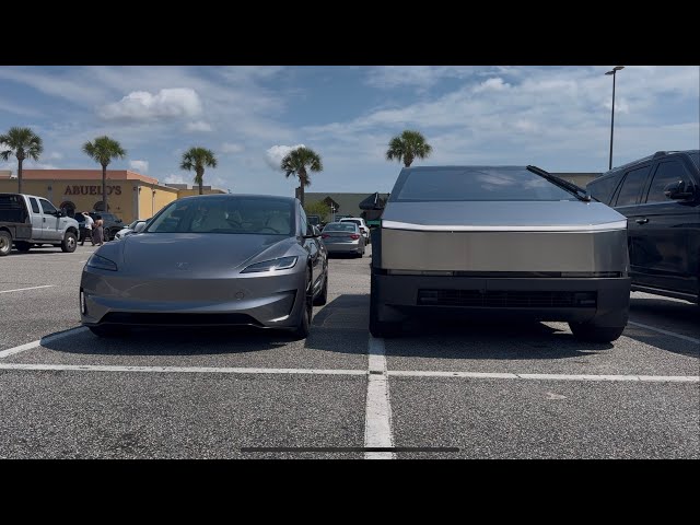 2025 Tesla Cybertruck vs Model 3 Performance 