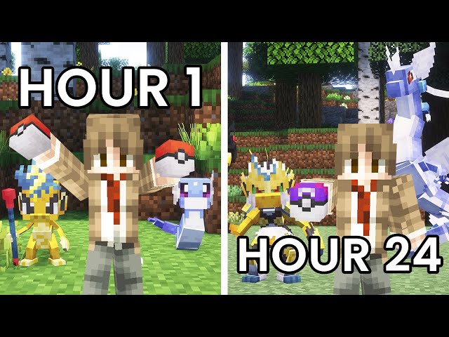 I Spent 24 Hours on the MOST POPULAR Cobblemon Server
