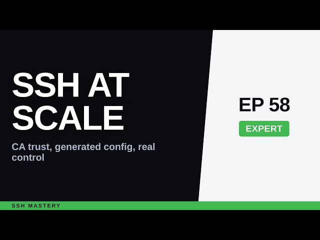 Manage SSH for Thousands of Servers: What Replaces Bash Loops