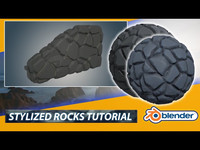 Blender 3 | Stylized Rocks the Easy Way | Create & Texture | Full Tutorial