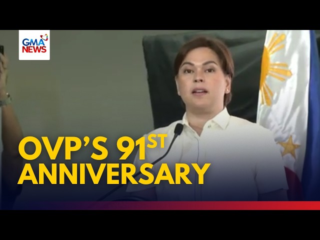 FULL - OVP discusses accomplishments during its 91st anniversary kick-off | GMA News