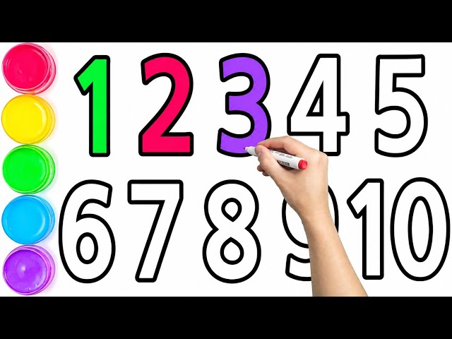 ⭐ Learn Numbers 1 to 10 🔢 | Counting 1-10 for Kids | Number Puzzle for Kids