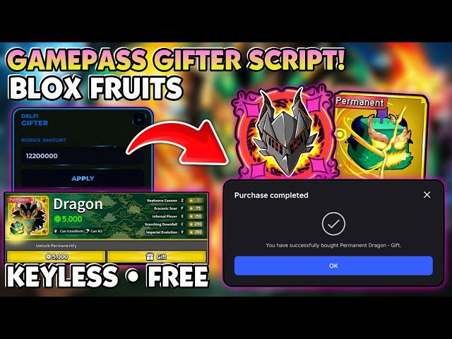 [FIXED🐲] GamePass Gifter Script Blox Fruits Script! 🔥 | NO KEY • UNDETECTED • OVERPOWERED