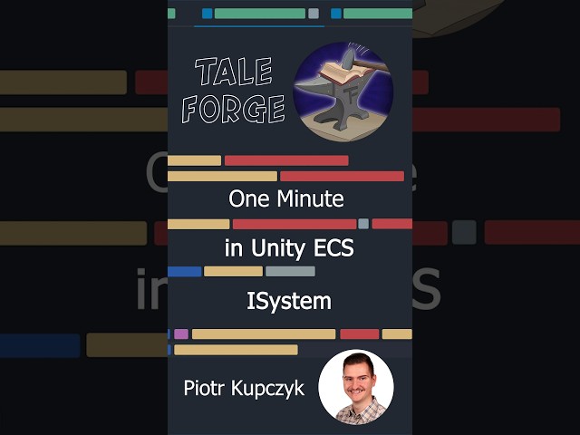 One Minute in Unity - ECS - ISystem #ecs #tutorials #unity #gamedev