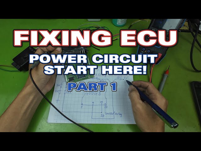Part 1👉ECU Power Circuit Explained: Learn Analysis, Testing & Repair Tips #ecurepair