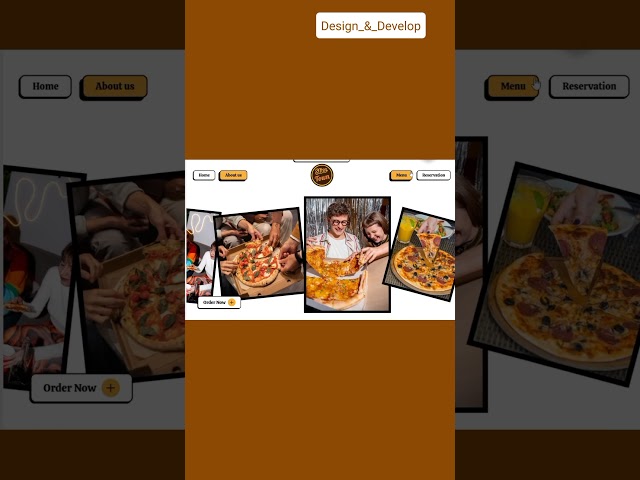 Delicious Pizza Shop Website Animation | Smooth UI/UX Reel 🍕"