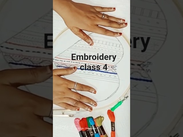 "Learn Chain Stitch – Simple, Elegant & Easy! ✨Perfect for beautiful embroidery designs. 🧵"#PHFsidra