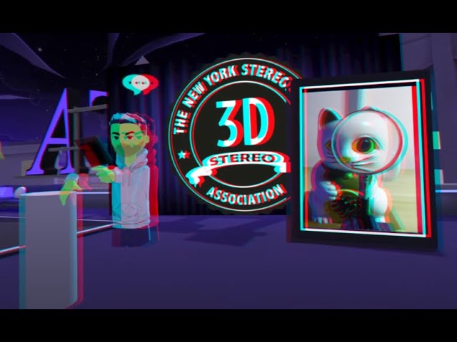 Interview with Gruguir and his Virtual Looking Glass in AltSpace! (YT3D SBS version)