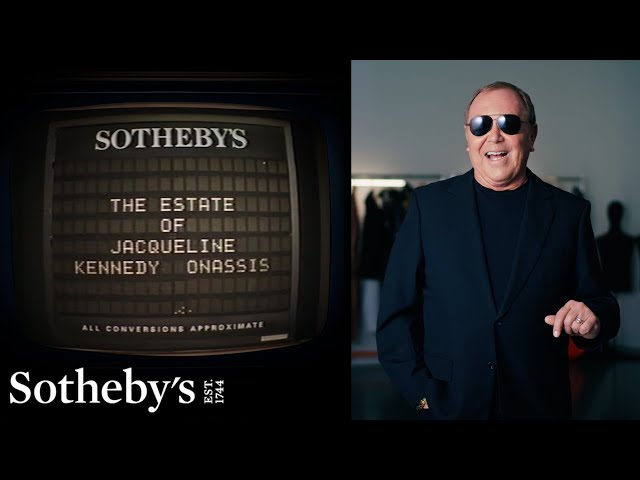 Michael Kors Remembers His First Auction: Jackie Kennedy’s Estate | Sotheby’s Stories