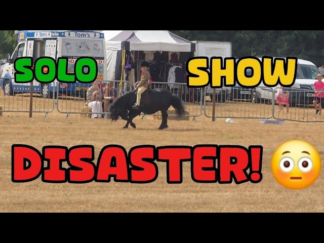 Wicket’s First Show Back After 6 Months… Our Solo Show Didn’t Go To Plan! 😂🐴