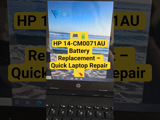 HP 14-CM0071AU Battery Replacement | 🔋💻 Laptop Repair #service #laptop #electronics #diy #shorts